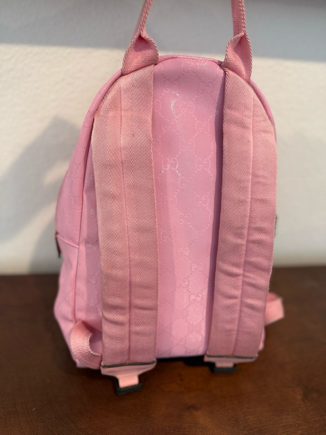 Gucci Backpack Supreme Pink 