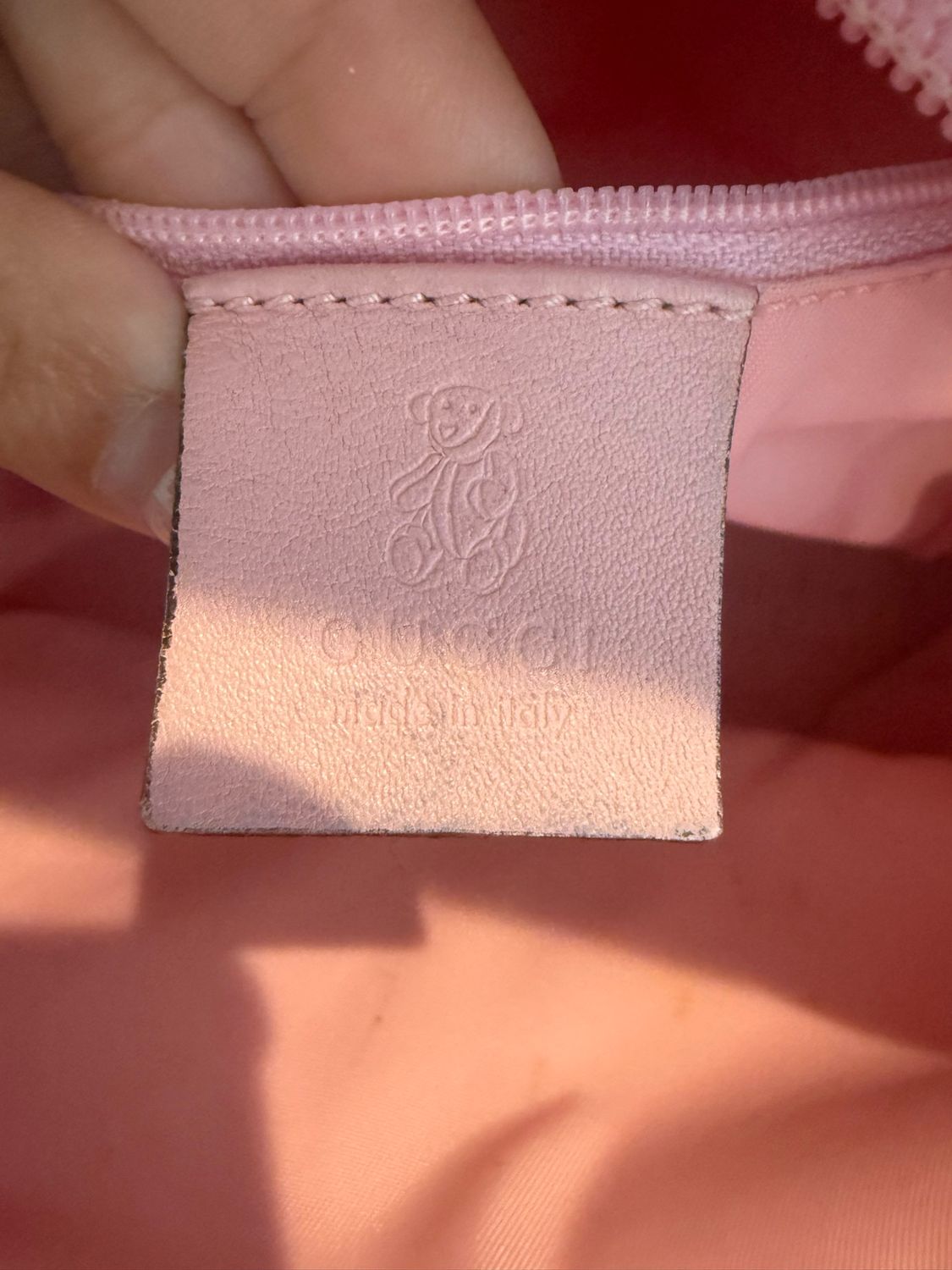 Gucci Backpack Supreme Pink 
