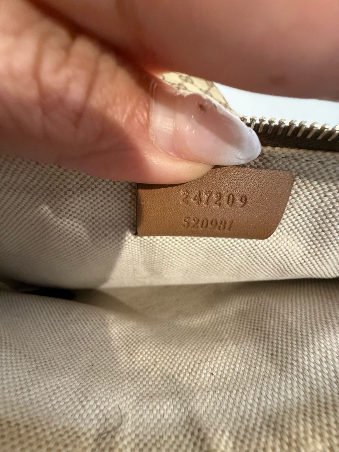 Gucci Canvas Craft Tote Monogram Shoulder Bag