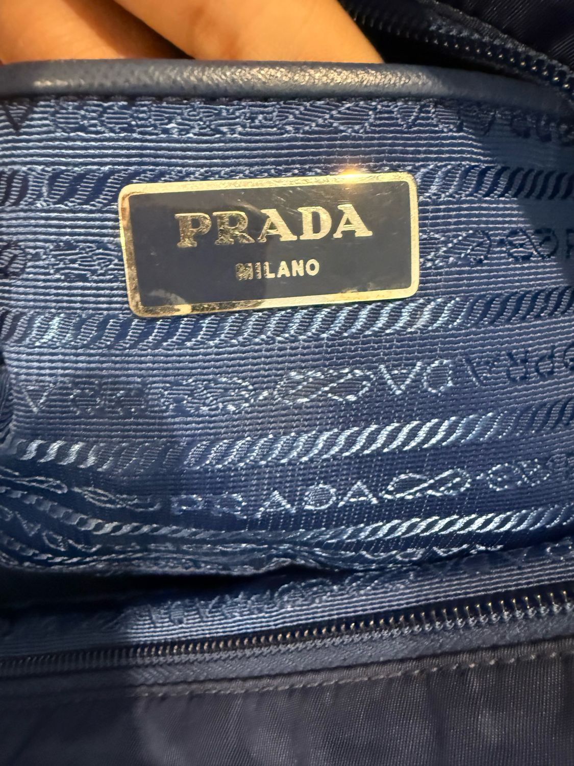 Prada Nylon Tessuto Saffiano Messenger Crossbody