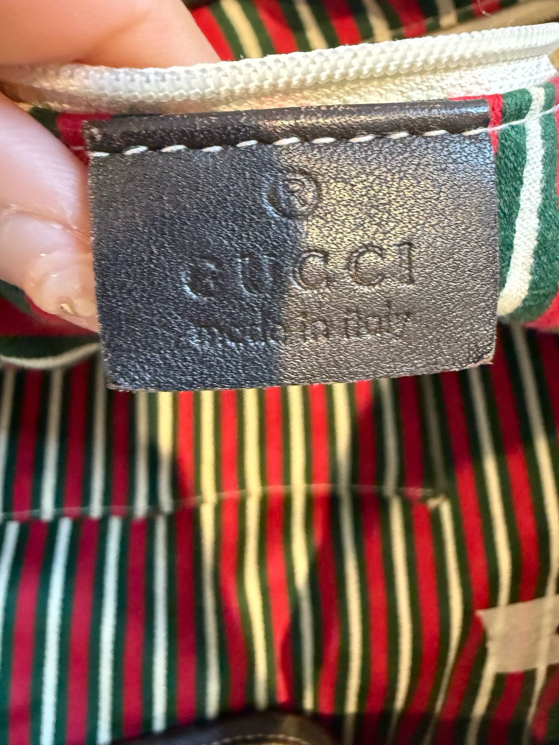Gucci Monogram Canvas New Britt Medium Tote