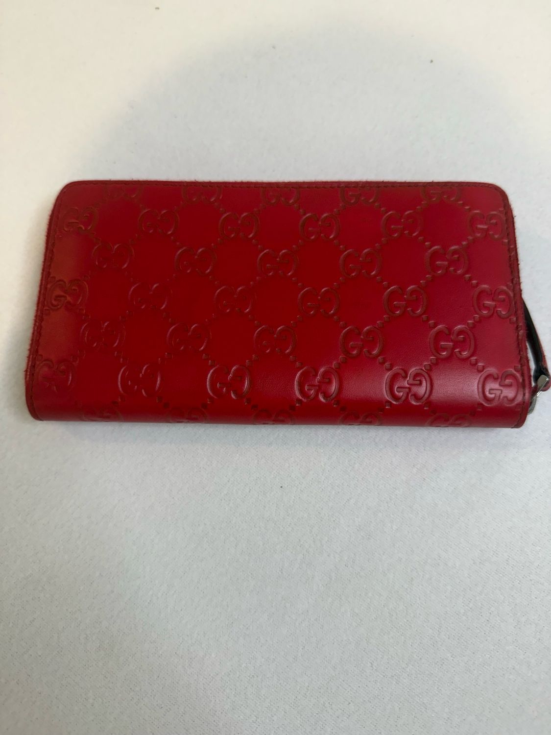 Gucci Monogram Leather Guccissima Ziparound Wallet