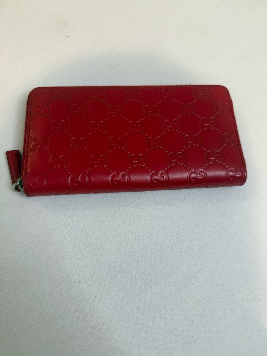 Gucci Monogram Leather Guccissima Ziparound Wallet