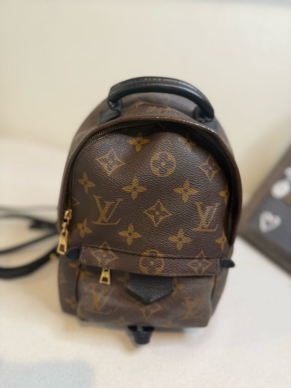 Louis Vuitton Monogram Palm Springs Mini Backpack Sling