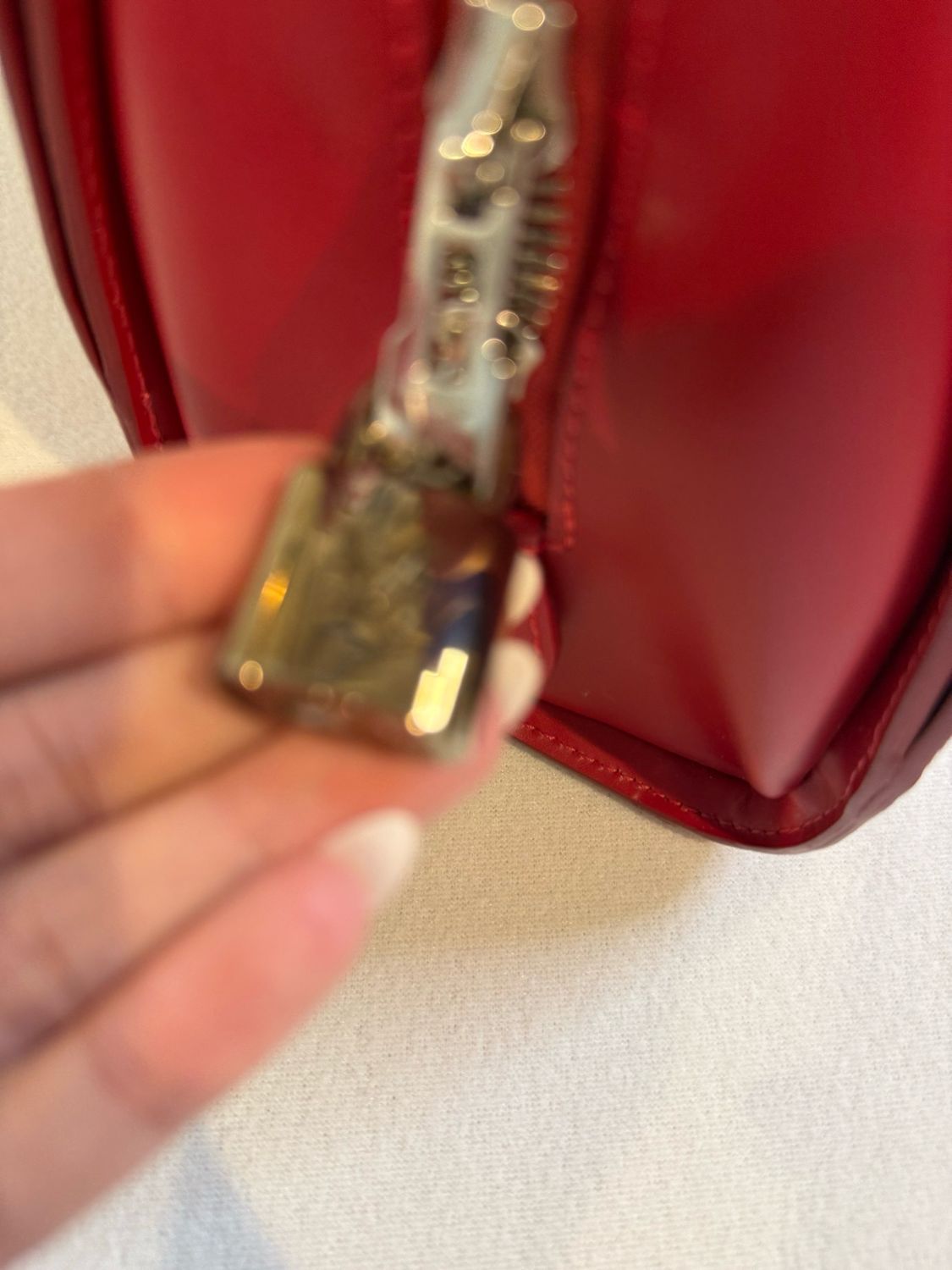 Louis Vuitton Pont Neuf Epi NM Red Handbag