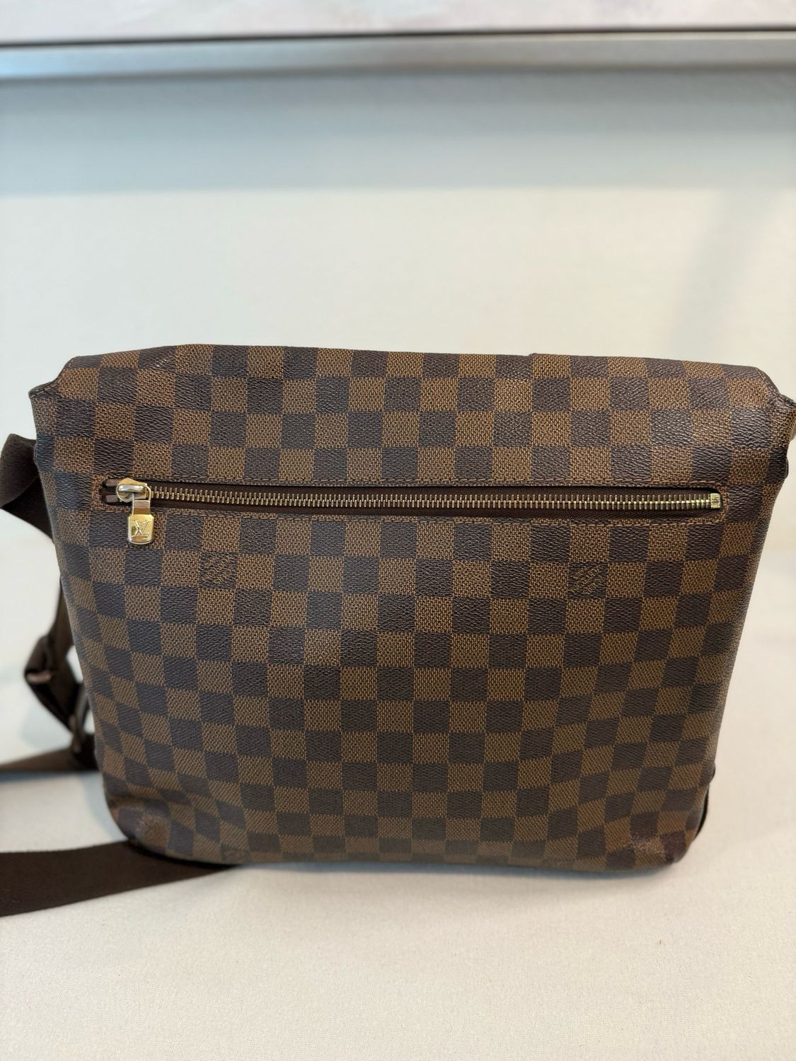 Louis Vuitton Messenger Damier Ebene Brooklyn Mm Crossbody Sling