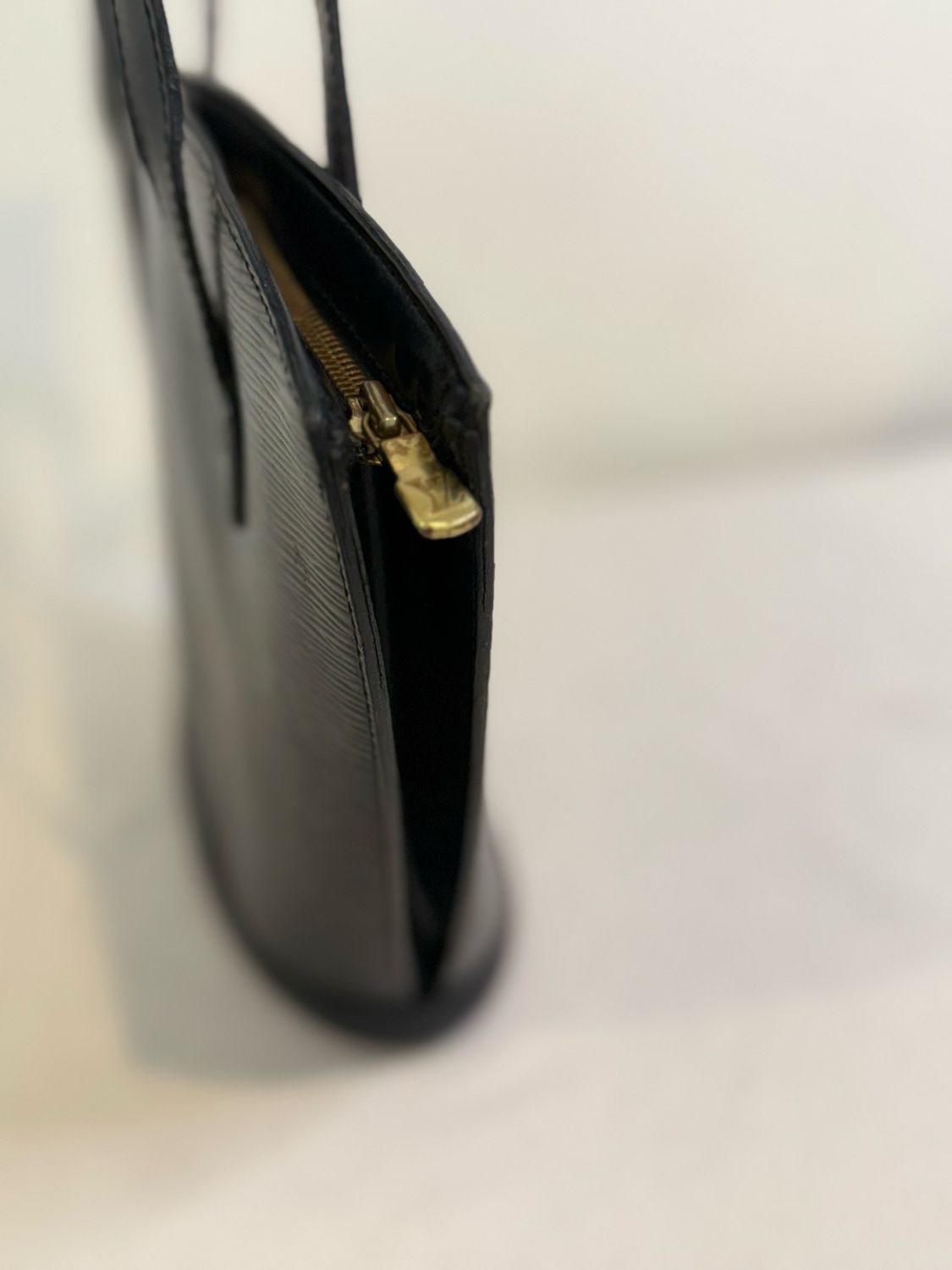Louis Vuitton Epi Black Saint Jacques PM Tote Shoulder Bag