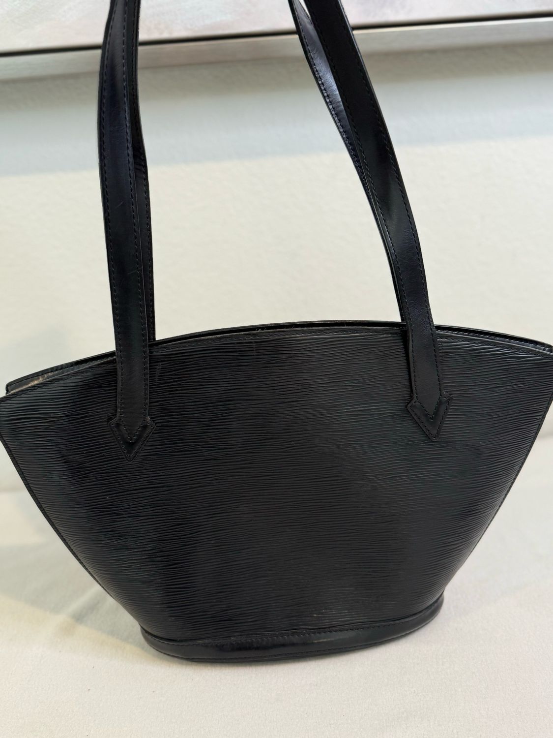 Louis Vuitton Epi Black Saint Jacques PM Tote Shoulder Bag