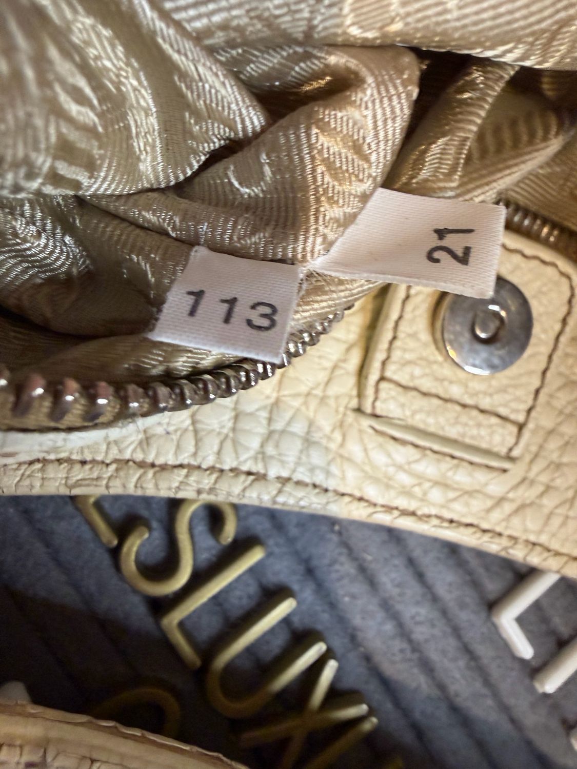 Prada Pebbled Leather Hobo Shoulder