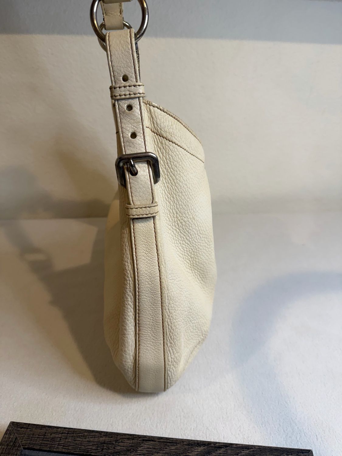 Prada Pebbled Leather Hobo Shoulder