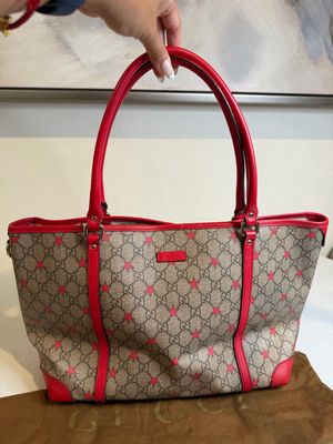 Gucci Supreme Joy Tote Monogram Stars 