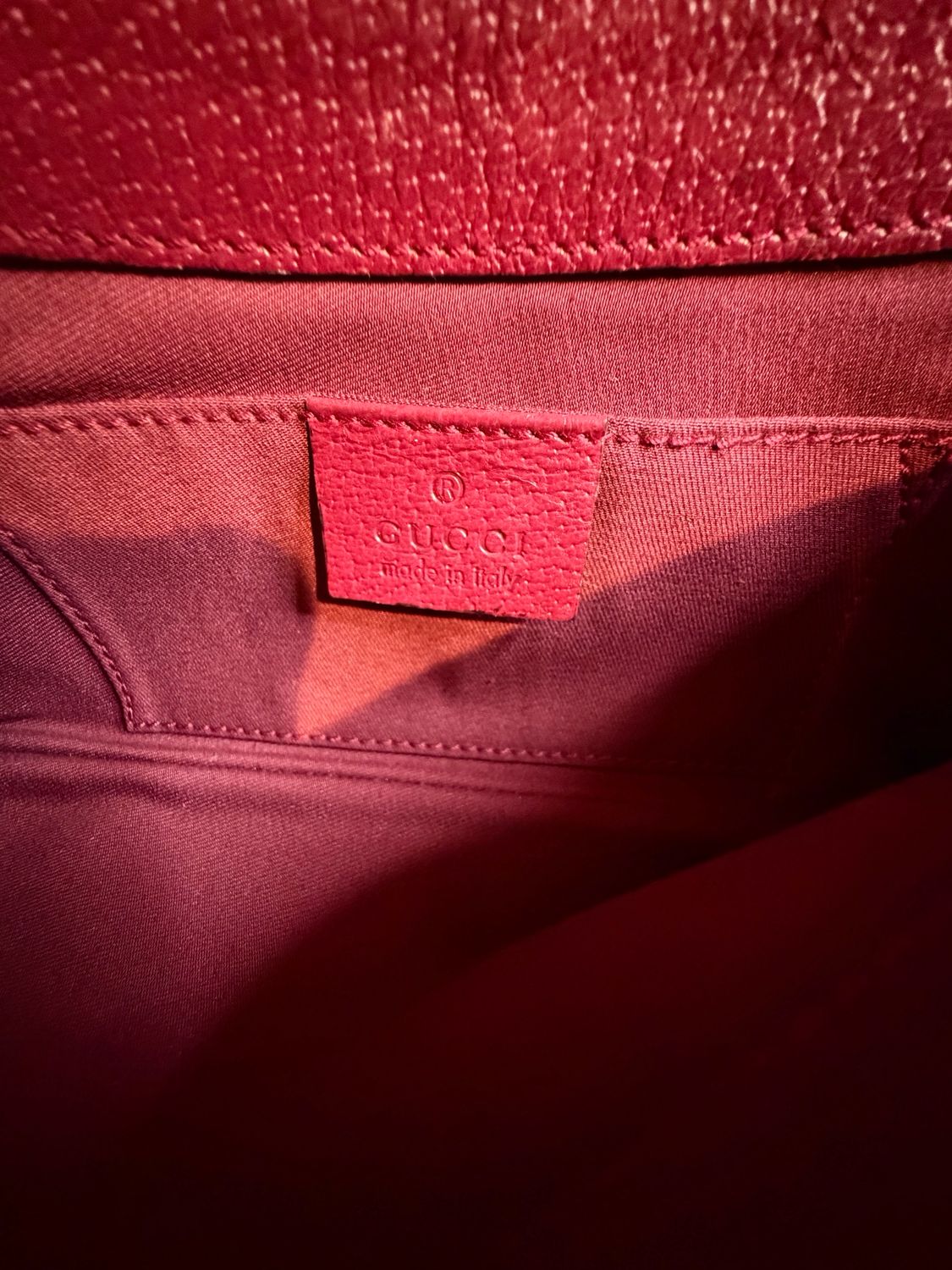 Gucci Monogram Canvas Horsebit Shoulder Bag Clutch