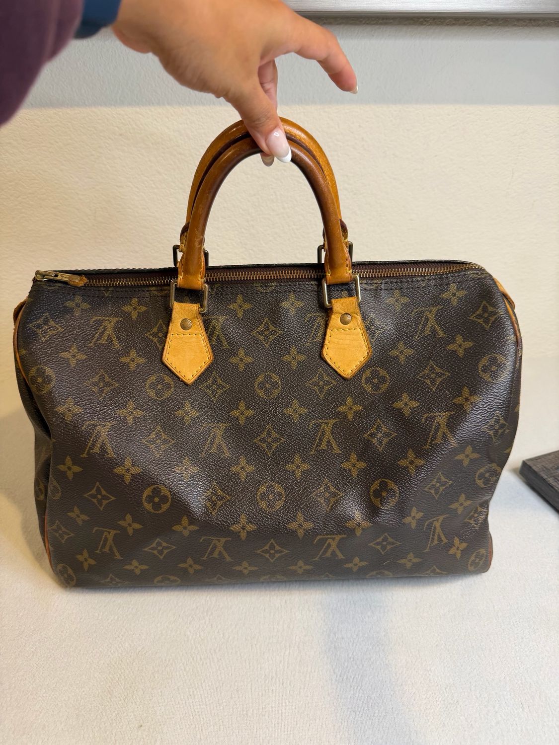 Louis Vuitton Monogram Speedy 30 Boston Satchel