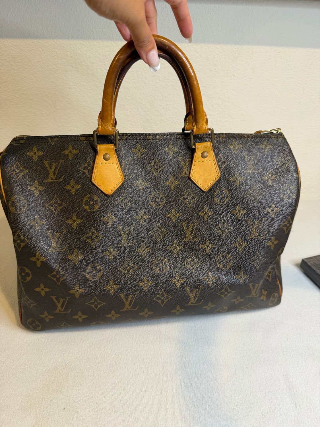 Louis Vuitton Monogram Speedy 30 Boston Satchel