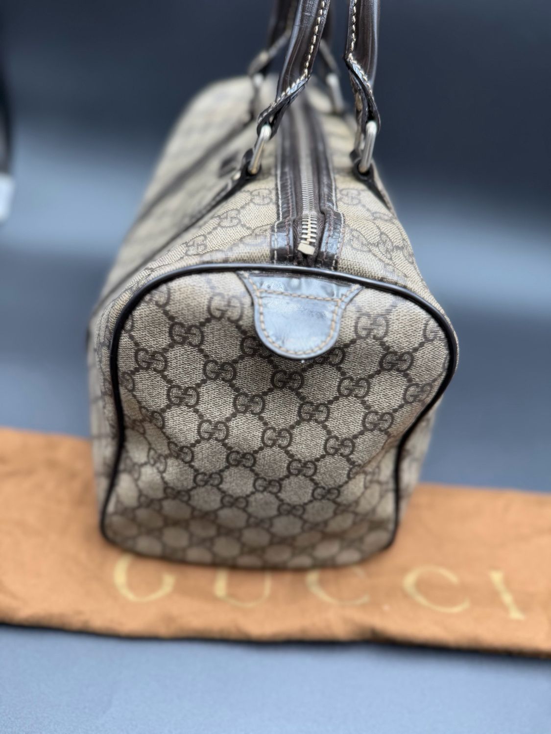 Gucci Supreme Joy Boston Tote Top Handle