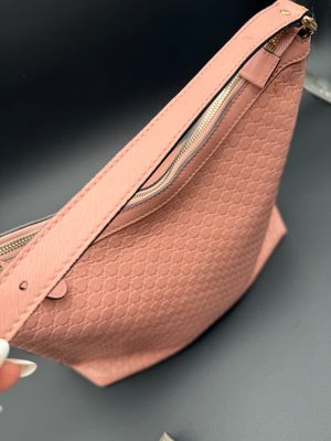 Gucci Leather Hobo Micro Monogram Shoulder Bag