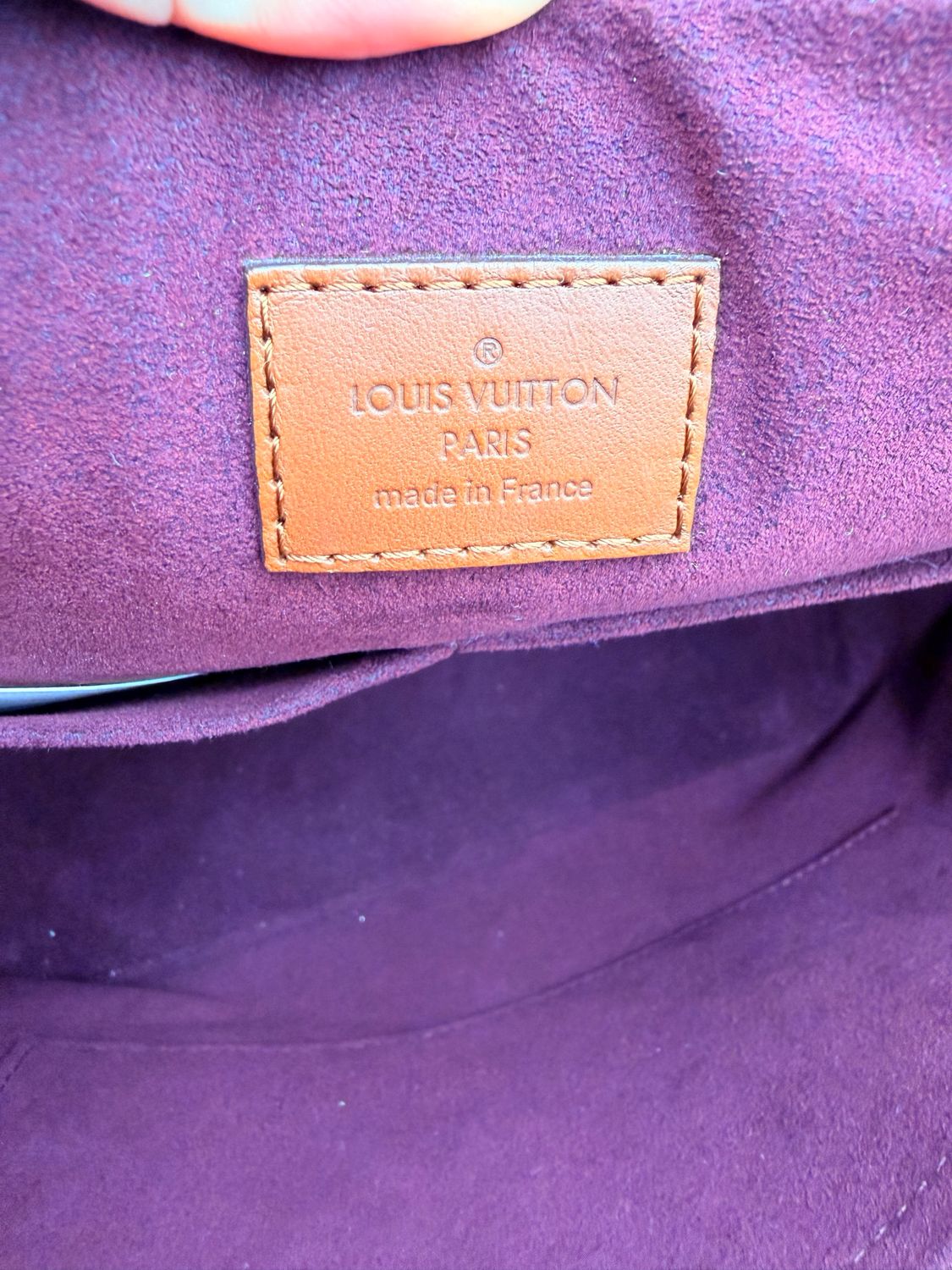 Louis Vuitton Damier Ebene Belmont Tote