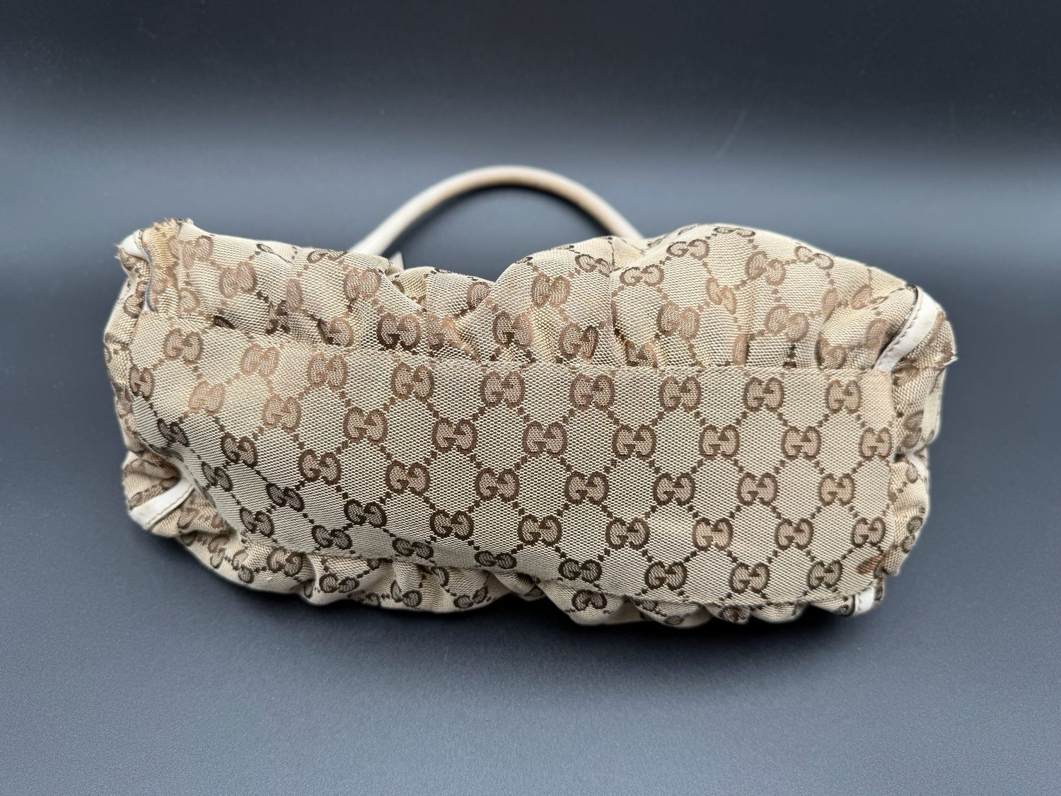 Gucci Abbey Hobo Canvas D-Ring Shoulder