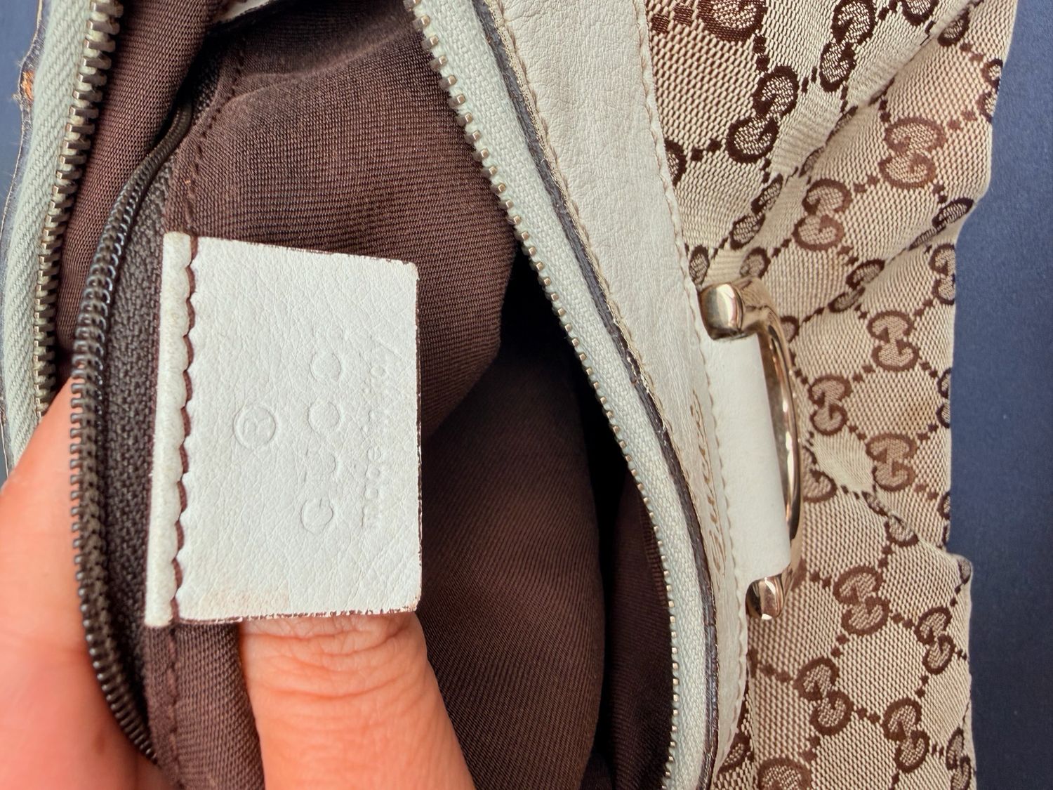 Gucci Abbey Hobo Canvas D-Ring Shoulder