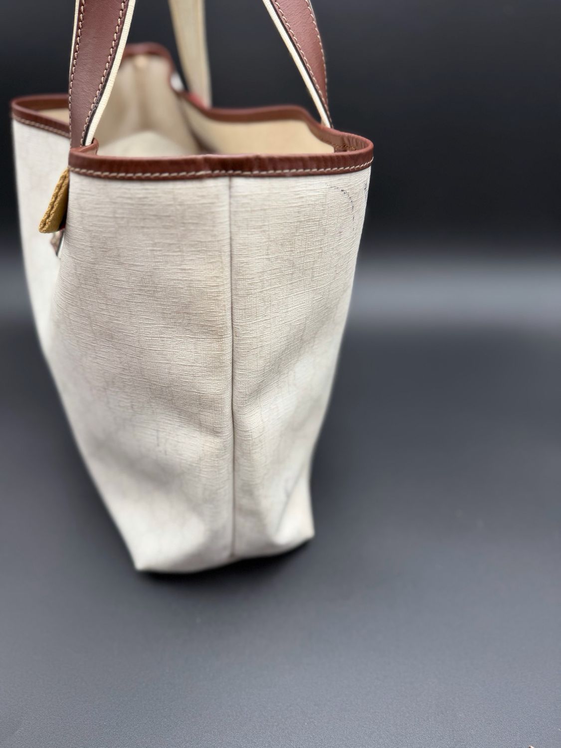 Gucci Supreme Plus Web Tote Shoulder Medium Bag