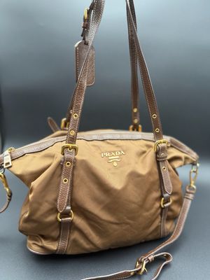Prada Nylon Tessuto Shoulder Tote Crossbody Shopper
