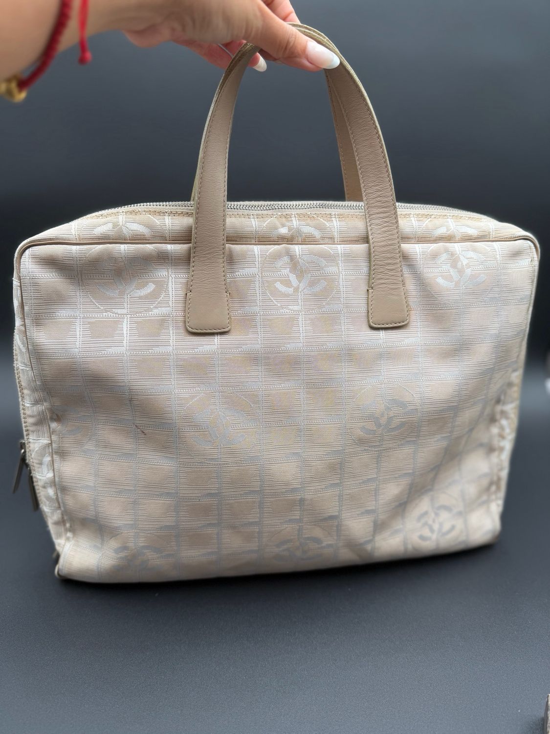Chanel Briefcase Travel Line Top Handle Laptop