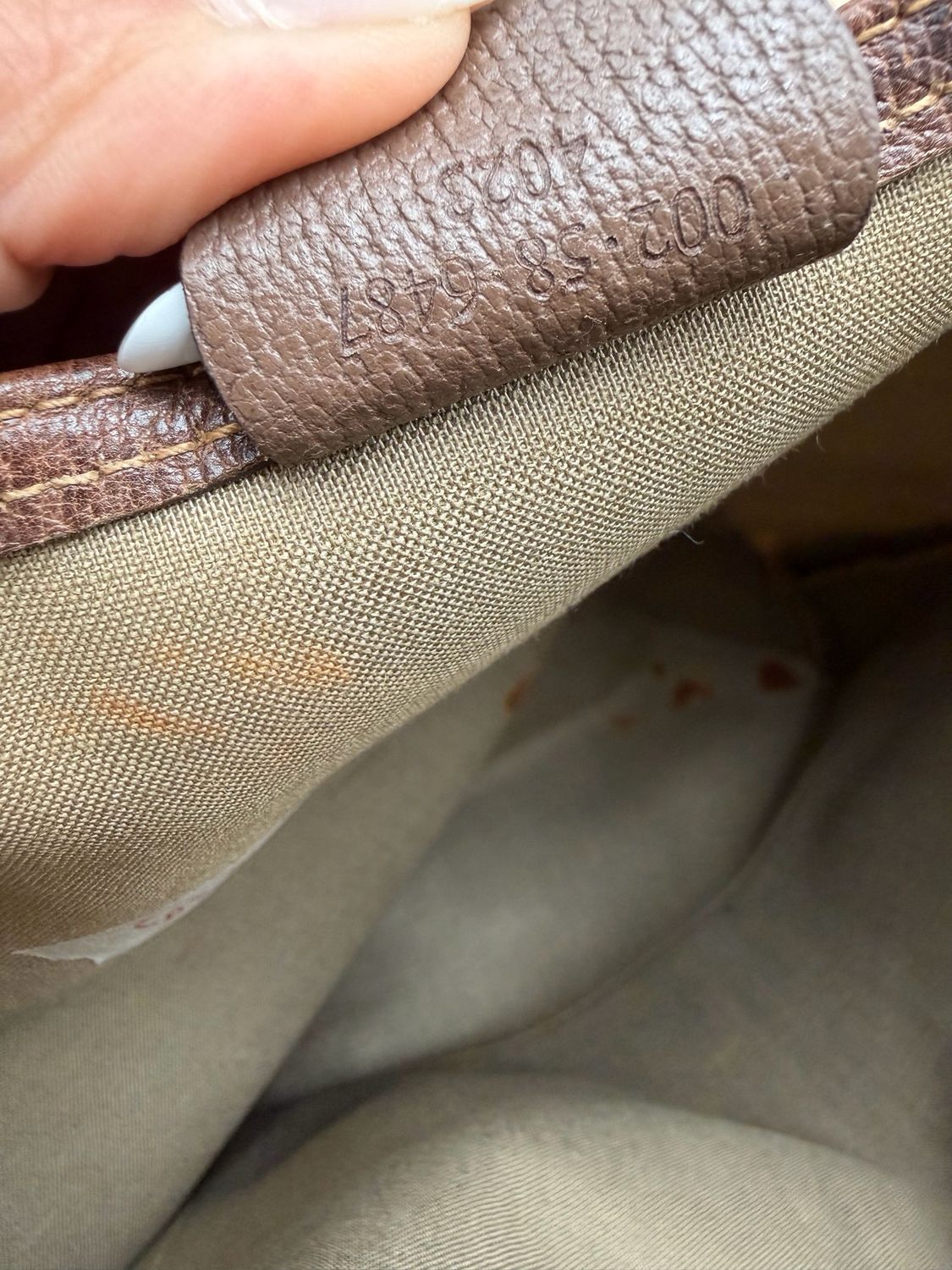 Gucci Vintage Supreme Plus Web Strap Tote