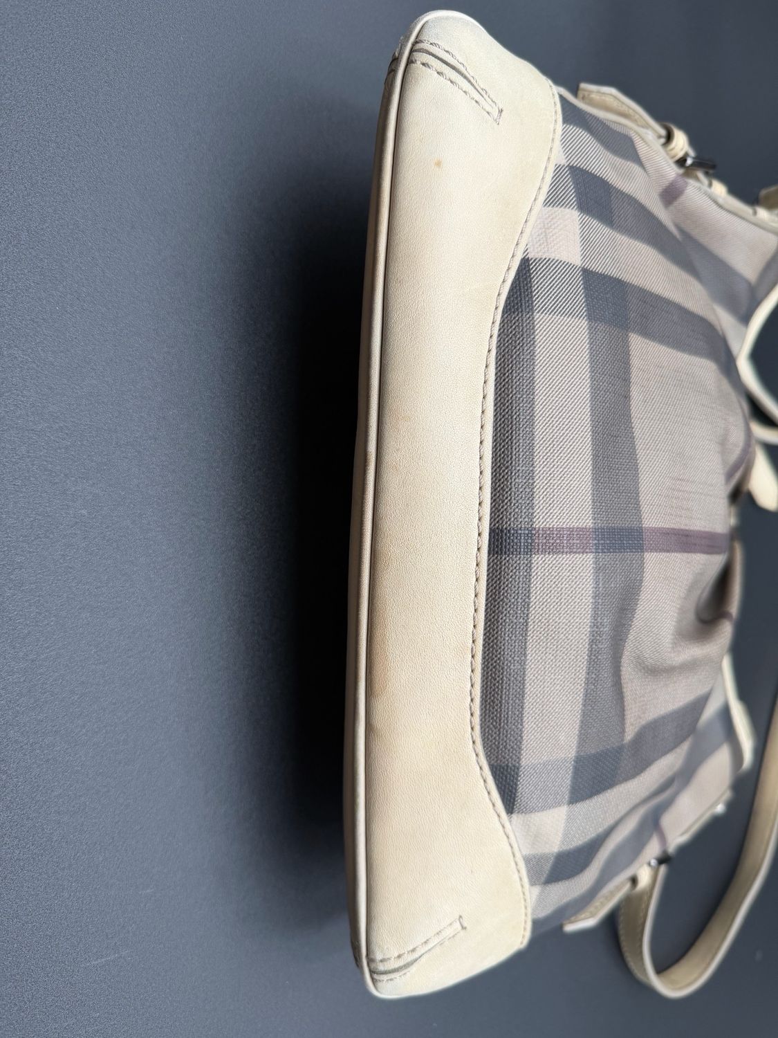 Burberry Smoked Check Hartham Messenger Crossbody Sling