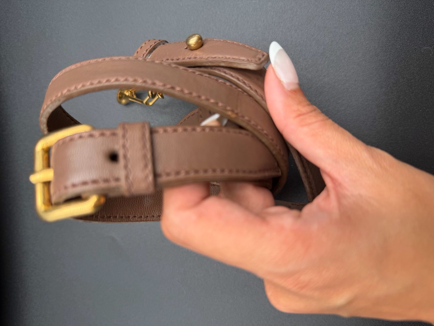 Miu miu Matelasse Borsa Top Handle Crossbody Messenger