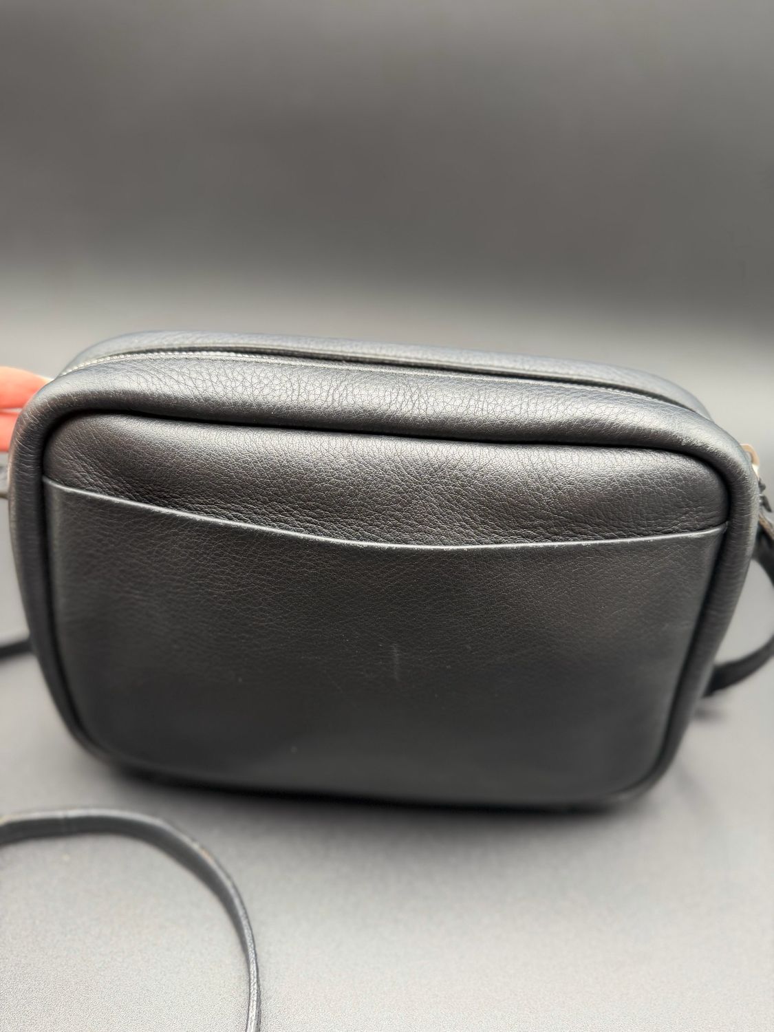 Balenciaga Soft Leather Black Camera Everyday Messenger Crossbody