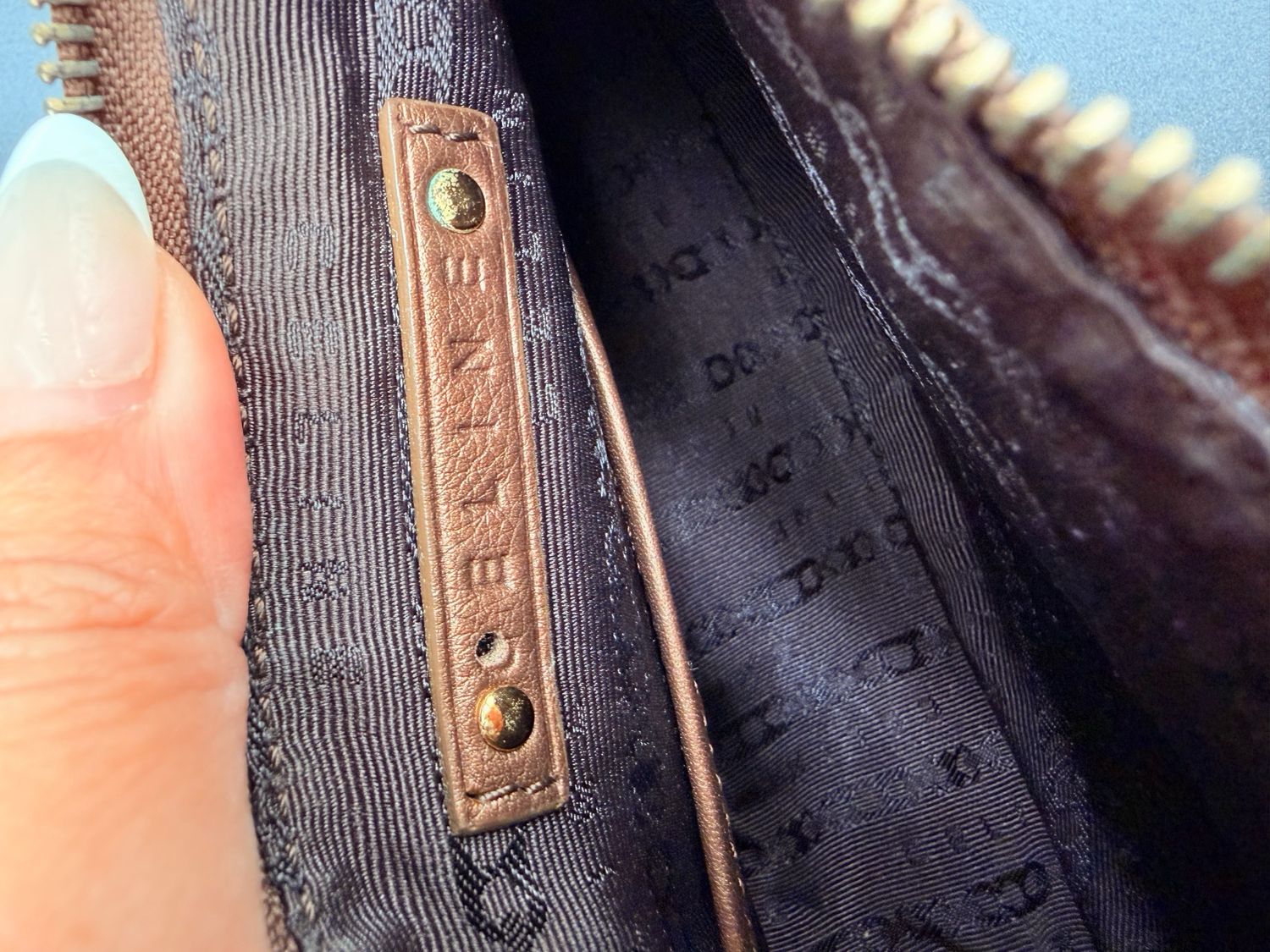 Celine Vintage Suede Macadam Hobo Shoulder Halfmoon