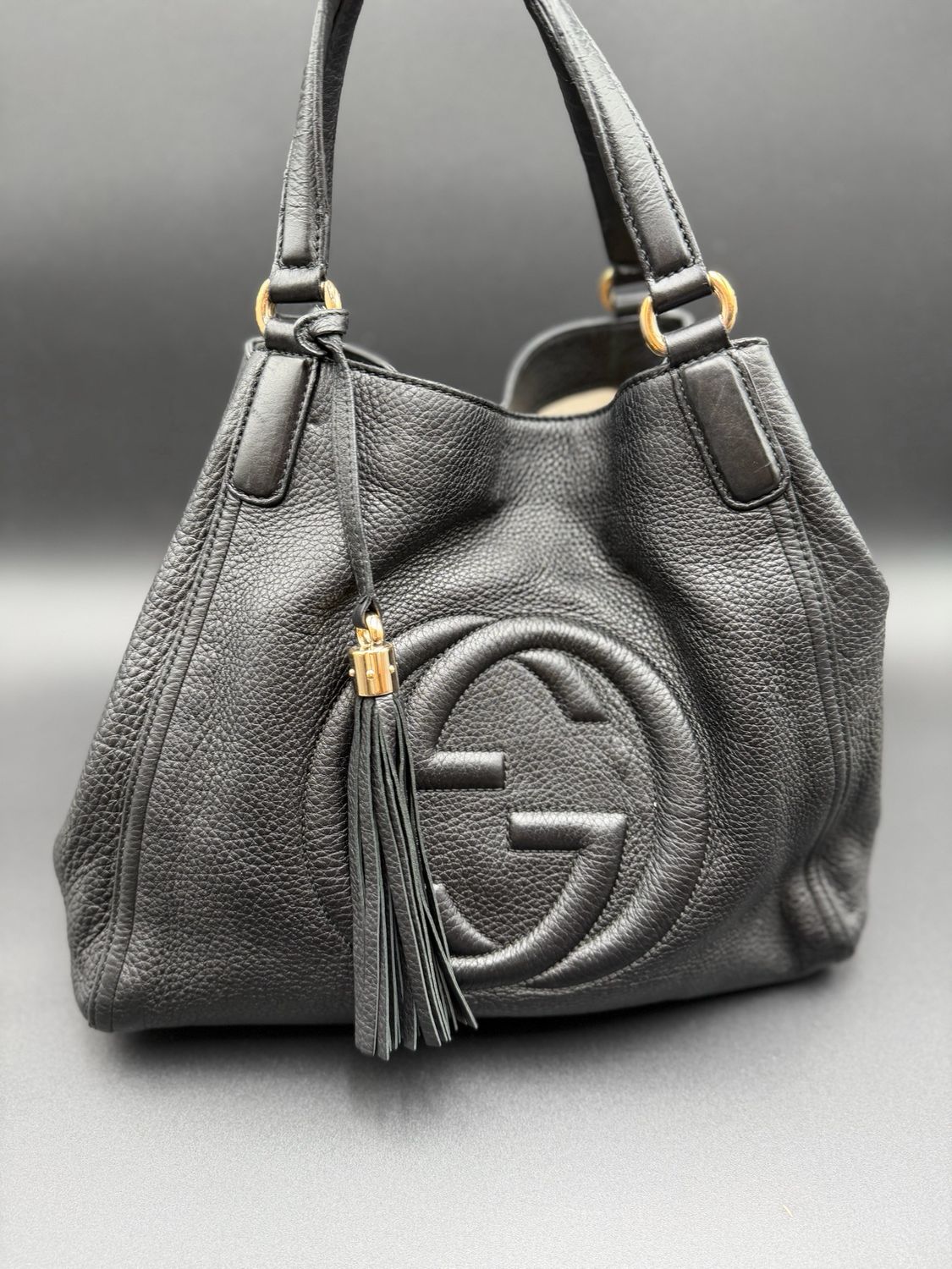 Gucci Soho Tote Cellarius Shoulder Bag Small