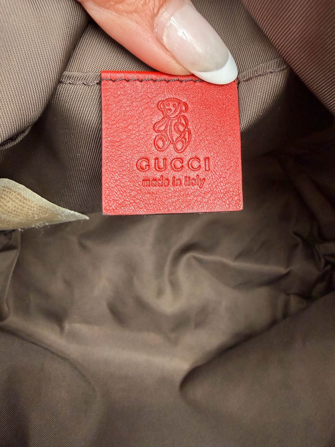 Gucci Monogram Canvas Mini Top Handle Zoo Animal Bird 