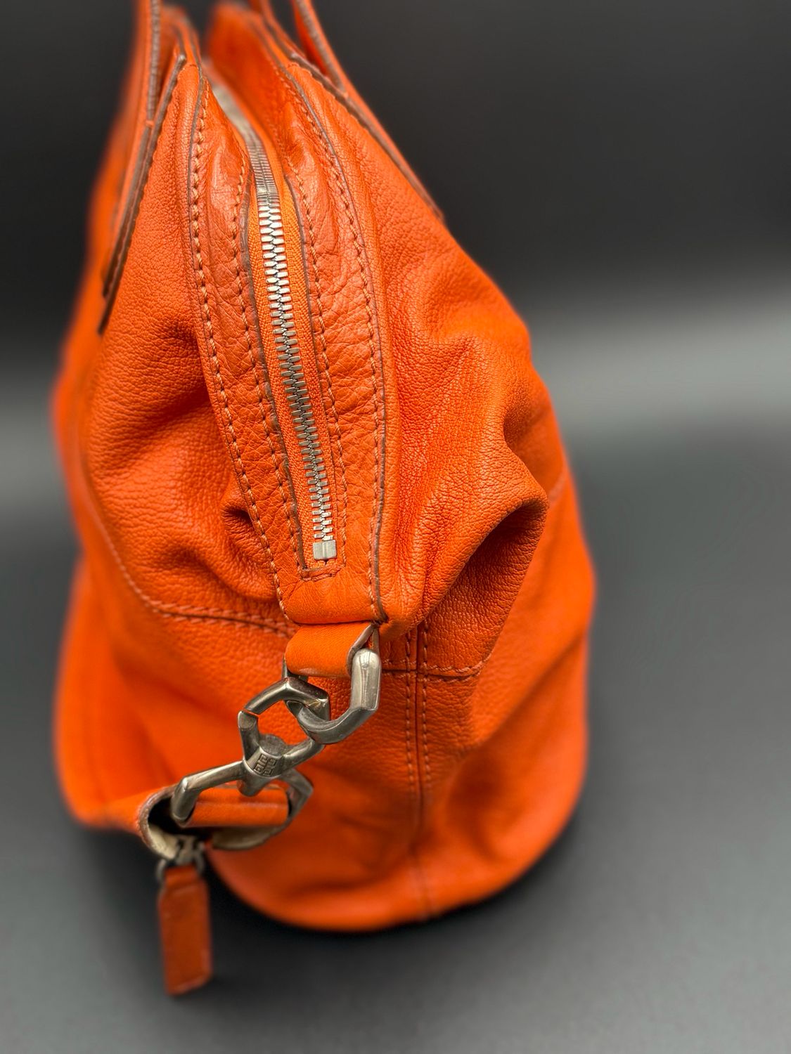 Givenchy Nightingale Tote Shoulder Medium Hobo Orange