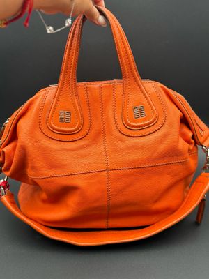 Givenchy Nightingale Tote Shoulder Medium Hobo Orange