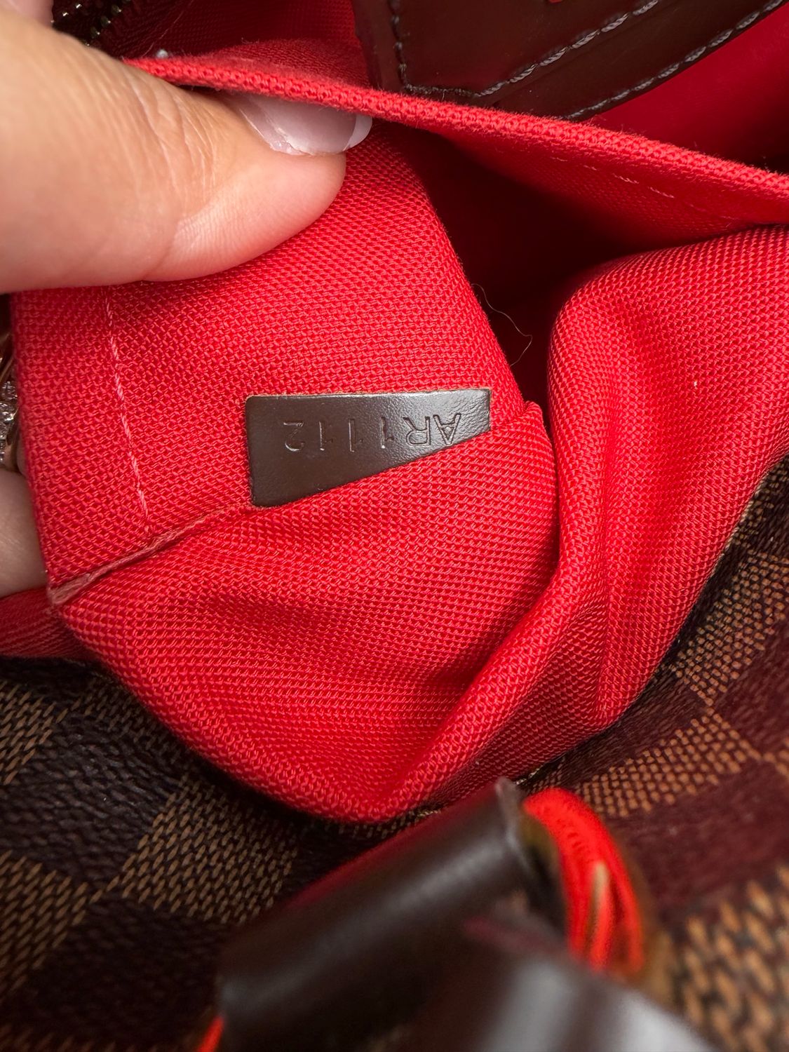 Louis Vuitton Damier Ebene Cabas Roseberry Tote Shoulder