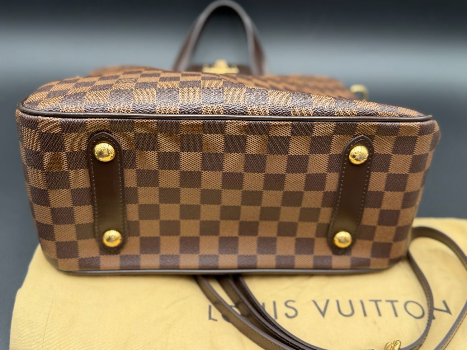 Louis Vuitton Damier Ebene Cabas Roseberry Tote Shoulder