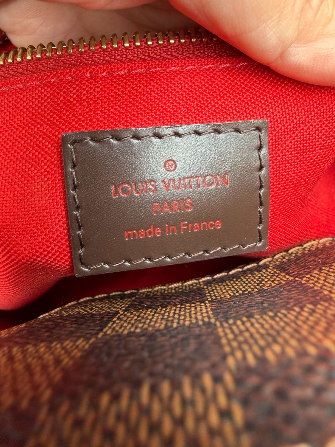 Louis Vuitton Damier Ebene Cabas Roseberry Tote Shoulder