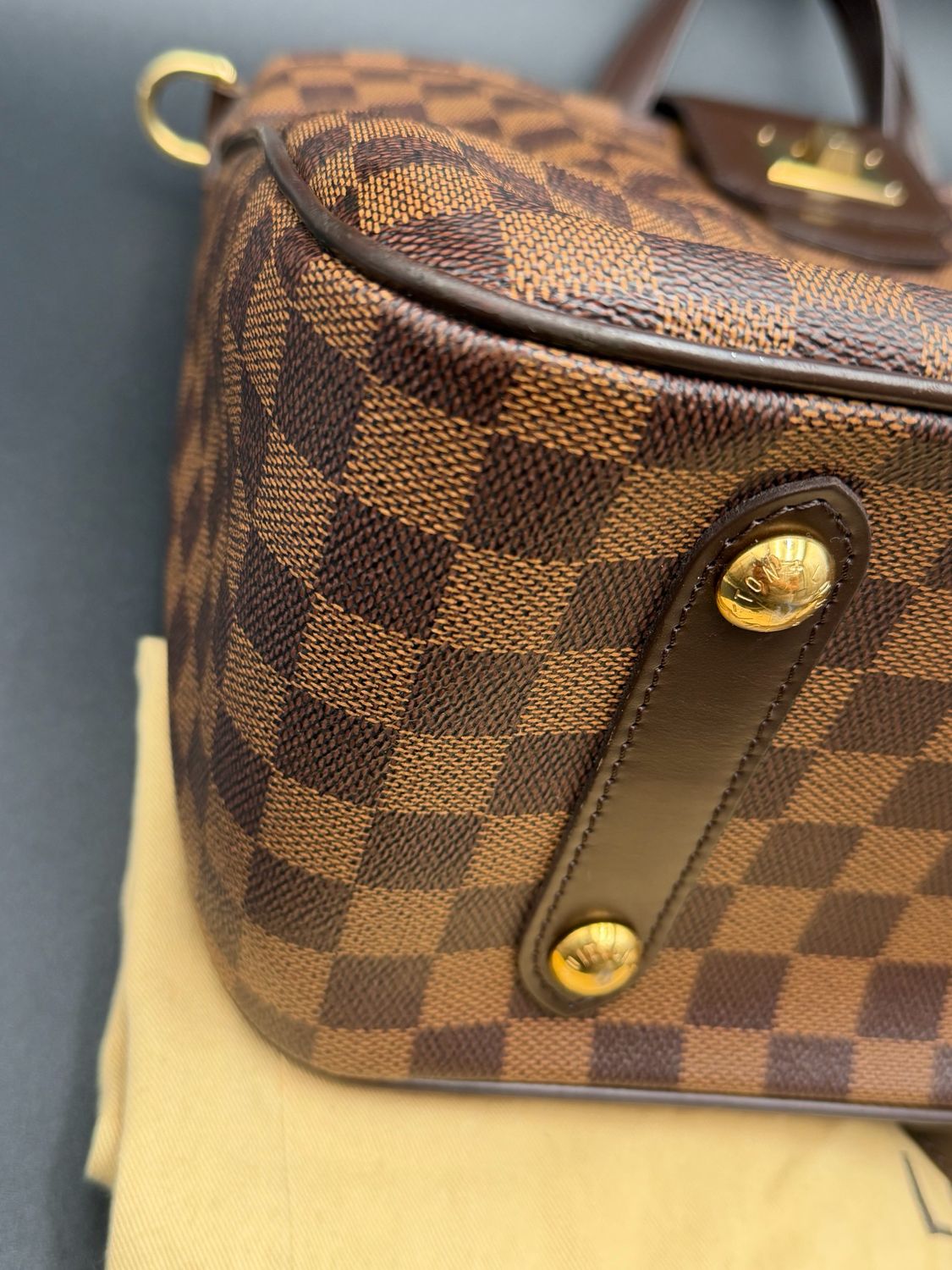 Louis Vuitton Damier Ebene Cabas Roseberry Tote Shoulder