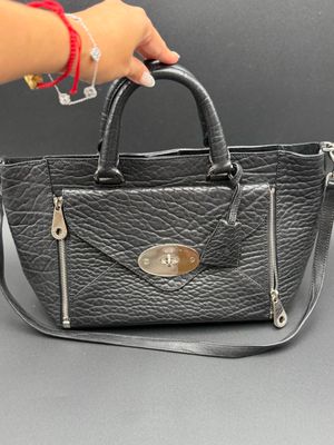 Mulberry Pebbled Leather Willow Messenger Small Tote Crossbody