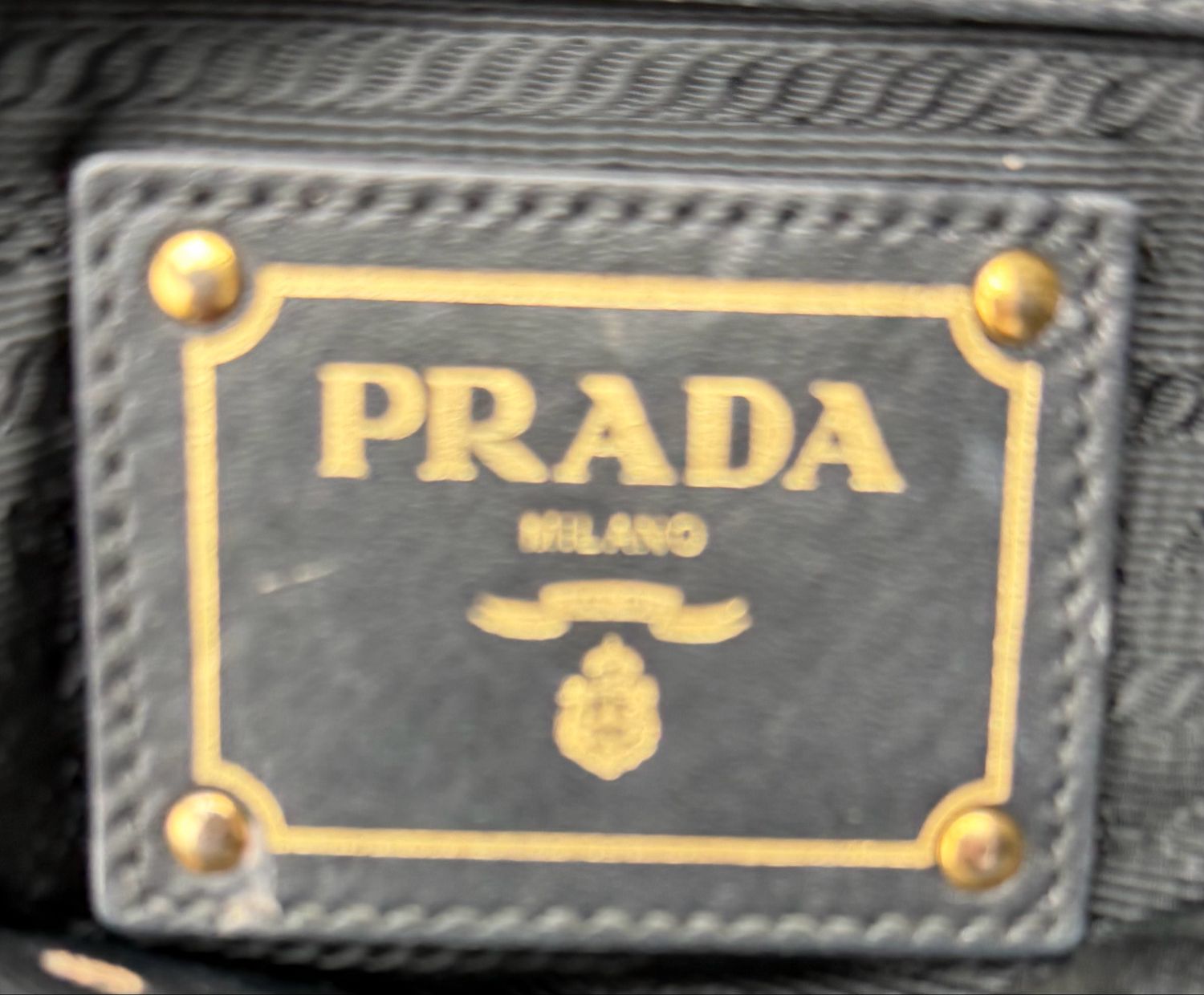 Prada Nylon Tessuto Belted Crossbody Convertible Sling Messenger Black
