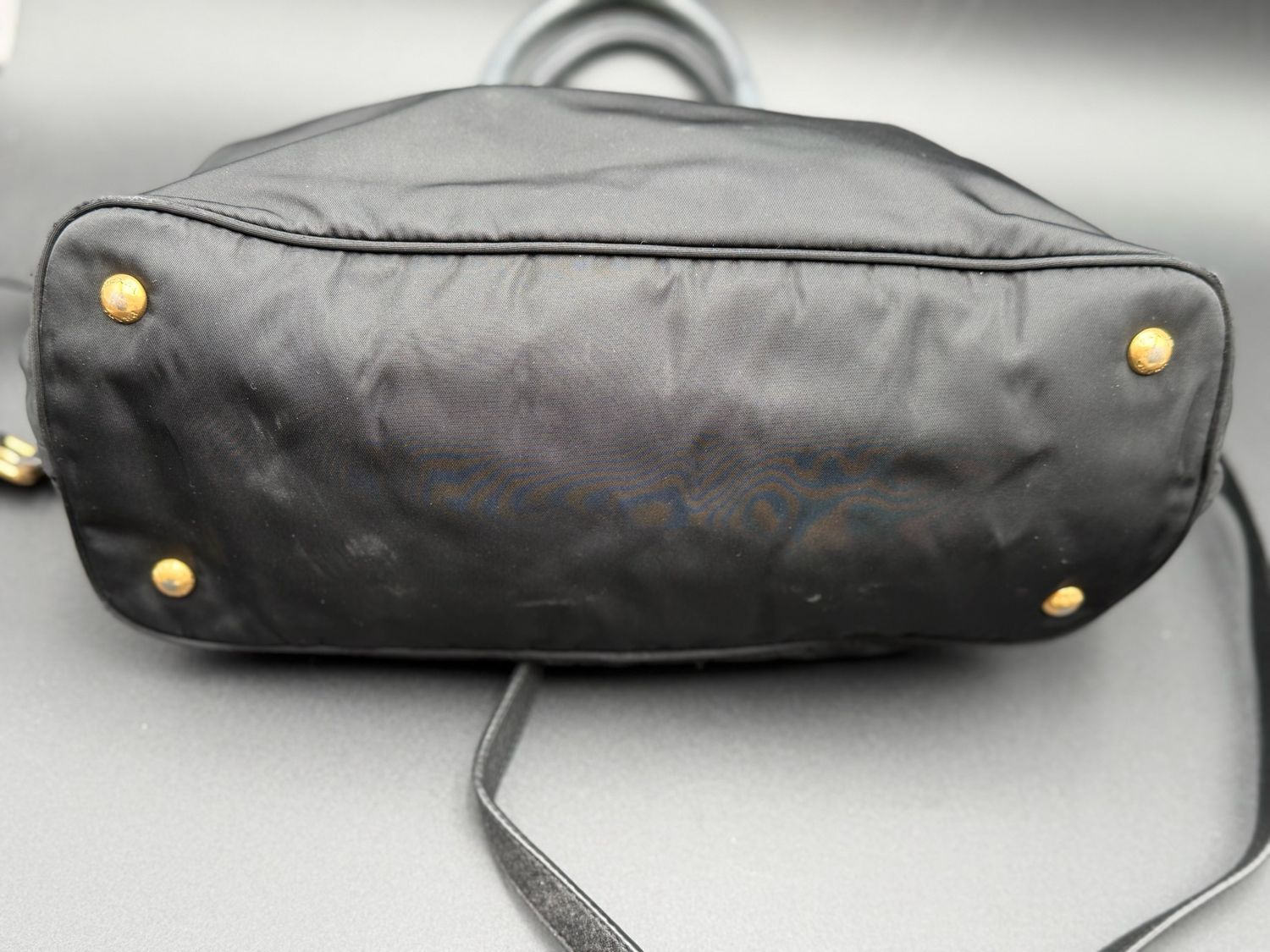 Prada Nylon Tessuto Belted Crossbody Convertible Sling Messenger Black