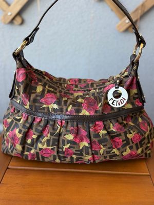 Fendi Zucca Chef Hobo Rose Limited Shoulder Bag