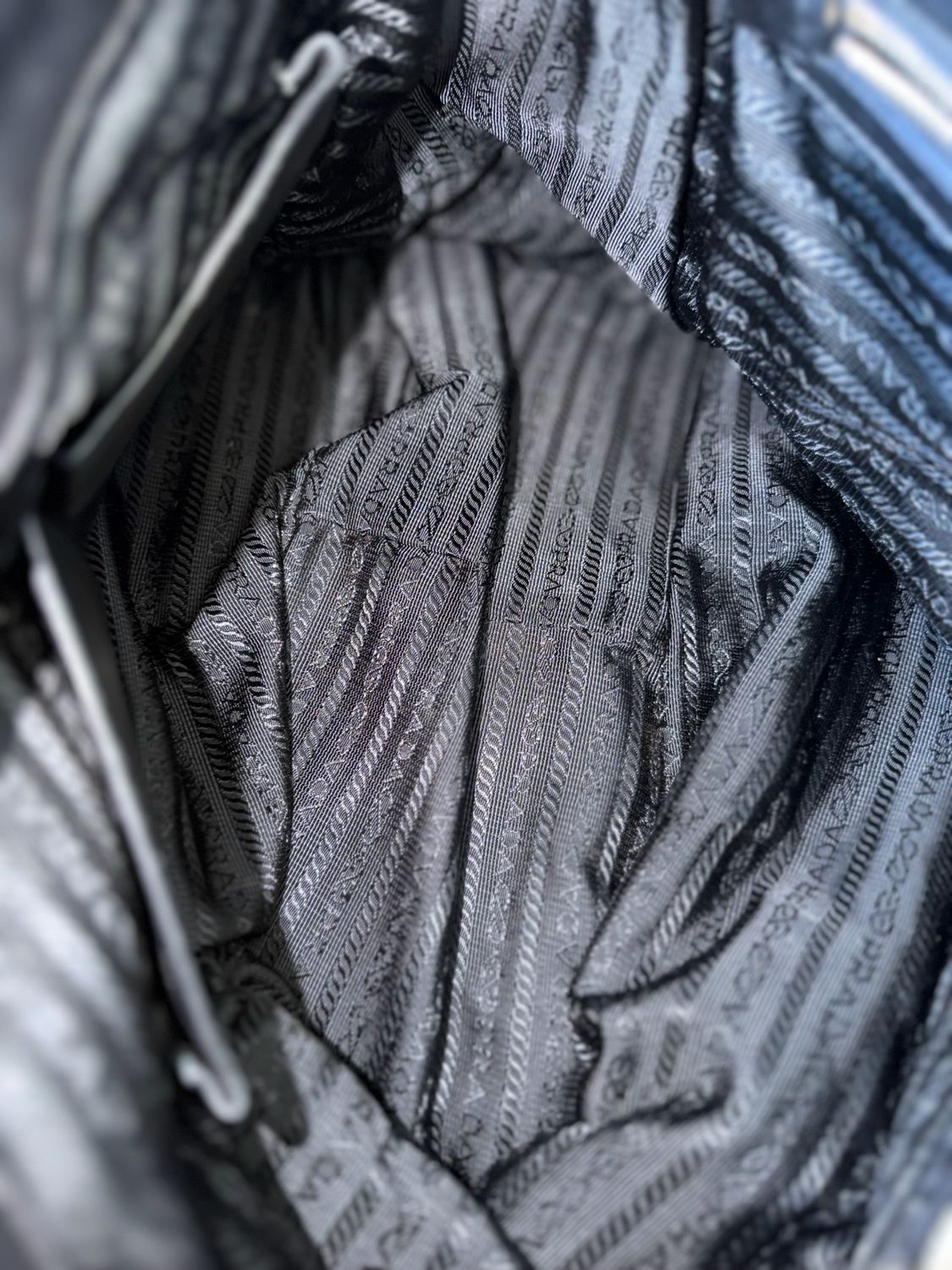 Prada Nylon Tessuto Gaufre Crossbody Tote Medium