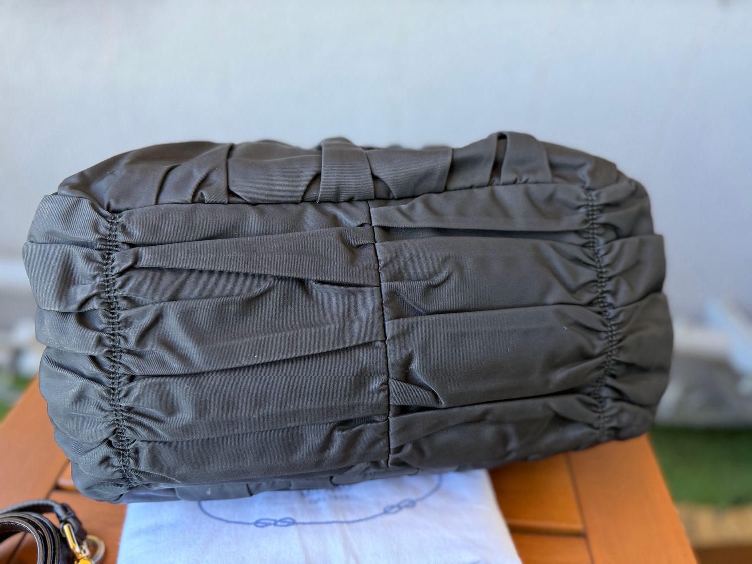 Prada Nylon Tessuto Gaufre Crossbody Tote Medium