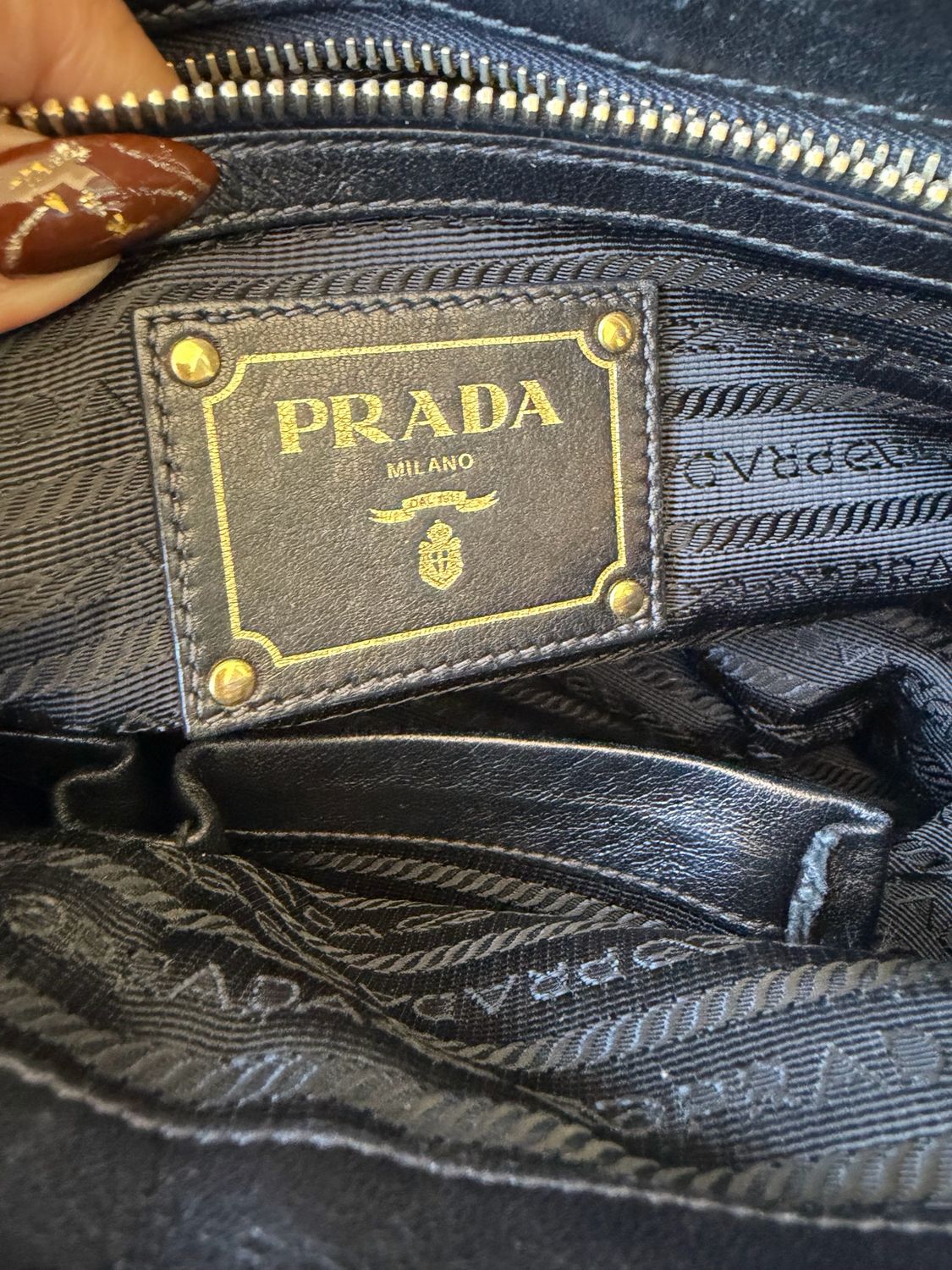 Prada Nylon Tessuto Gaufre Crossbody Tote Medium
