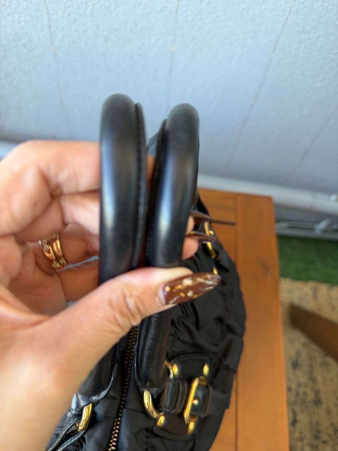 Prada Nylon Tessuto Gaufre Crossbody Tote Medium