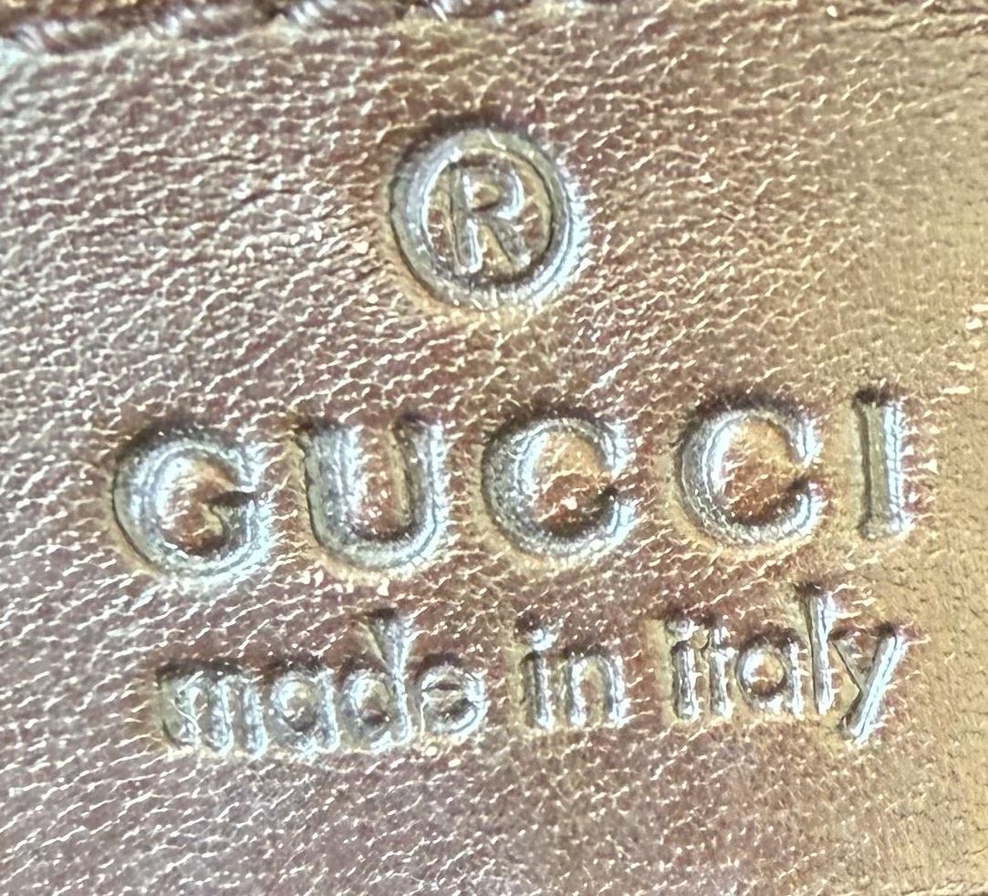 Gucci Monogram Canvas Sling Web Strap Crossbody