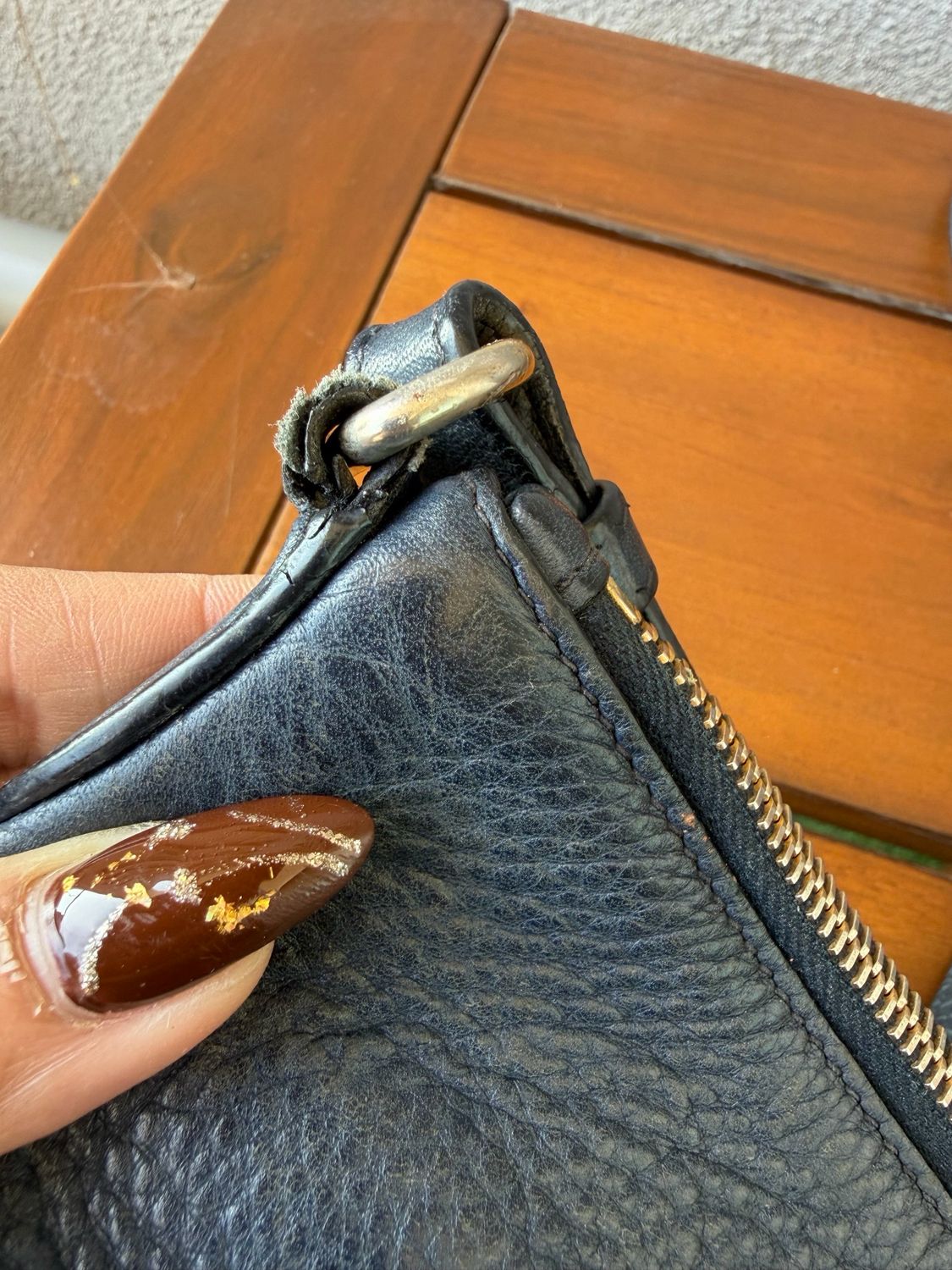 Prada Vitello Daino Crossbody Zipper Messenger