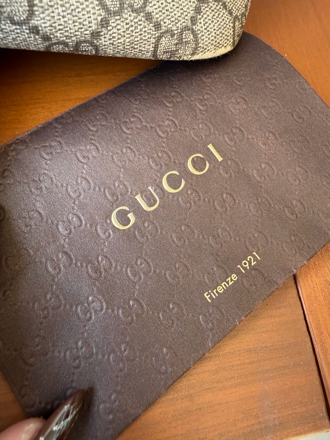Gucci Monogram Supreme Coated Canvas Sling Messenger